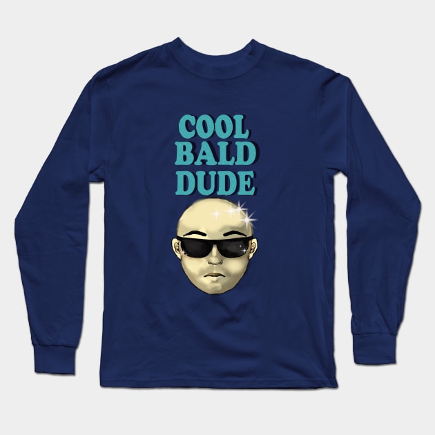 Cool bald dude Long Sleeve T-Shirt by Kyradem